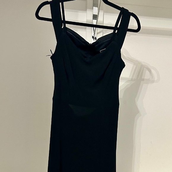 Morgan & Co Off The Shoulder Cutout Gown - Picture 5 of 6